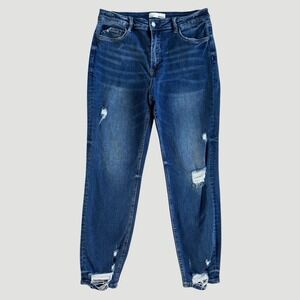 Vervet High Rise‎ Distressed Skinny Jeans Women's Sz 30 Grunge Edgy Ripped